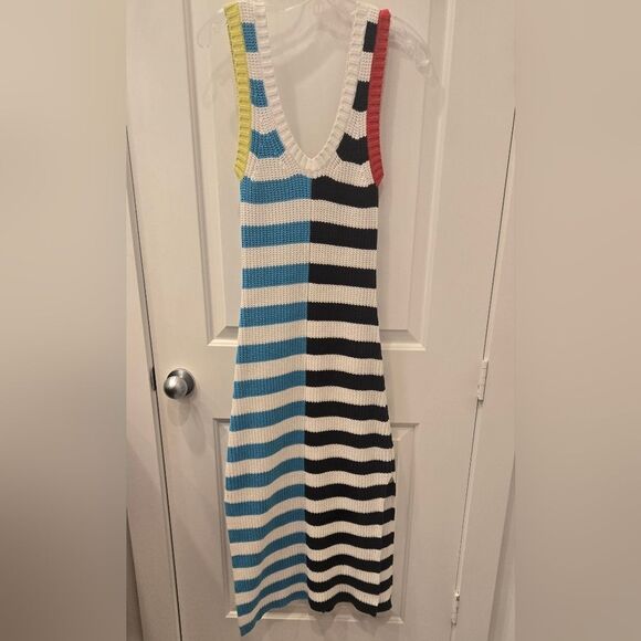 Staud Seashore Striped Knit Midi Dress – Sleeveless – Size M – Chic  Style - Picture 6 of 6